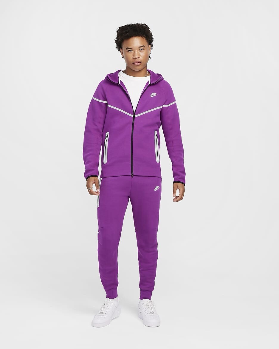 Mens Nike Tech Fleece Full Tracksuit Set Reflective Detail Bold