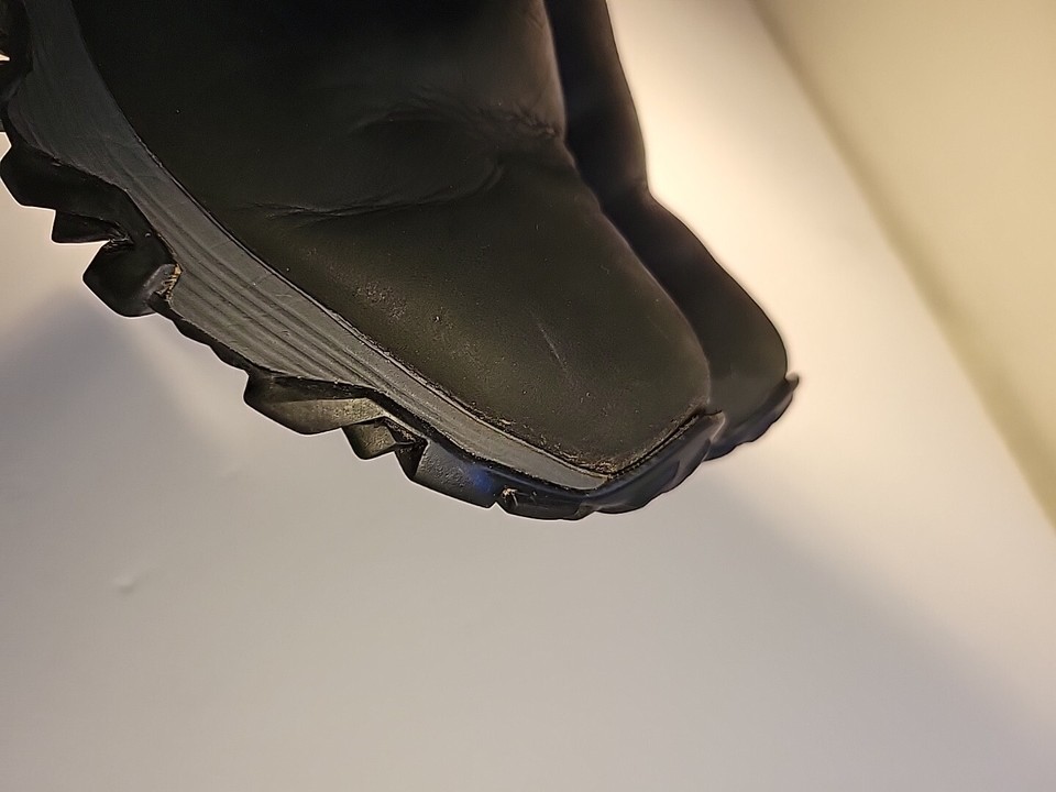 Merrell Insulated Vibram Arctic Grip Womens Black Slip On Snow Boots