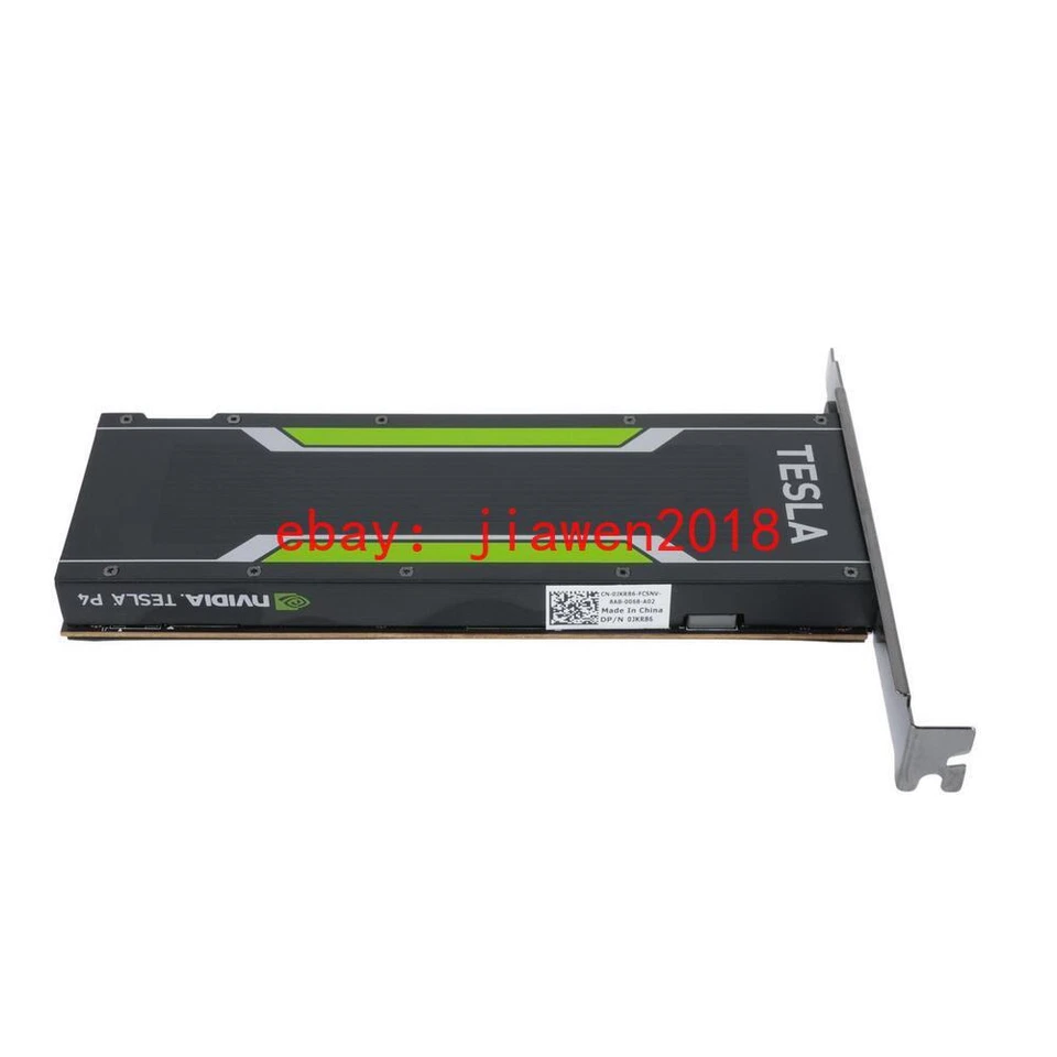 NVIDIA Tesla P4 8GB GDDR5 CUDA Pascal GPU PCI-e 3.0 x16 Accelerator - Image 2 of 4