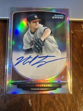 Nick Tropeano 2013 Bowman Chrome Prospects Auto Refractor #BCA-NTR /500