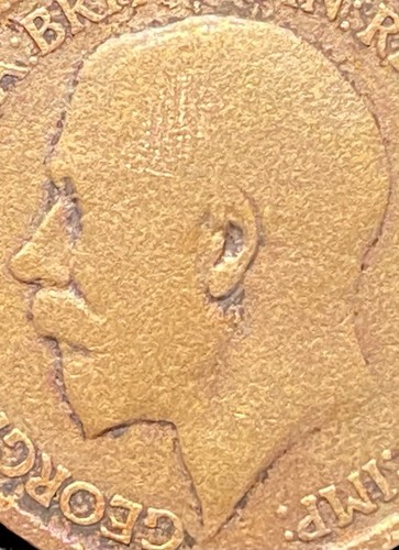 1917 **GEORGIVS V DEI GRA: BRITT: OMN: REX FID: IND: IMP:** (HALF PENNY) COIN! - Picture 3 of 9