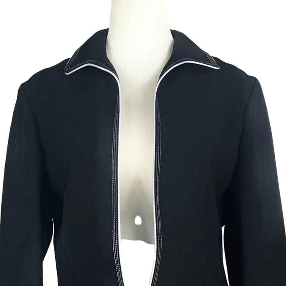 VINTAGE STUDIO I OPEN WOMEN'S POLYESTER BLAZER - Image 3 of 4