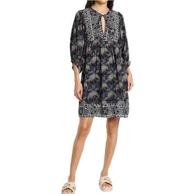 Ba&sh  Women s Gaia Floral Mix Print Dress Size 0