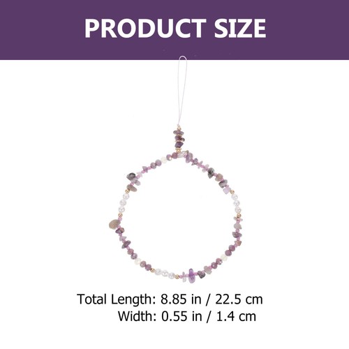 - Lost String Pearl Charm Strap Beaded Lanyard - Zdjęcie 7 z 12