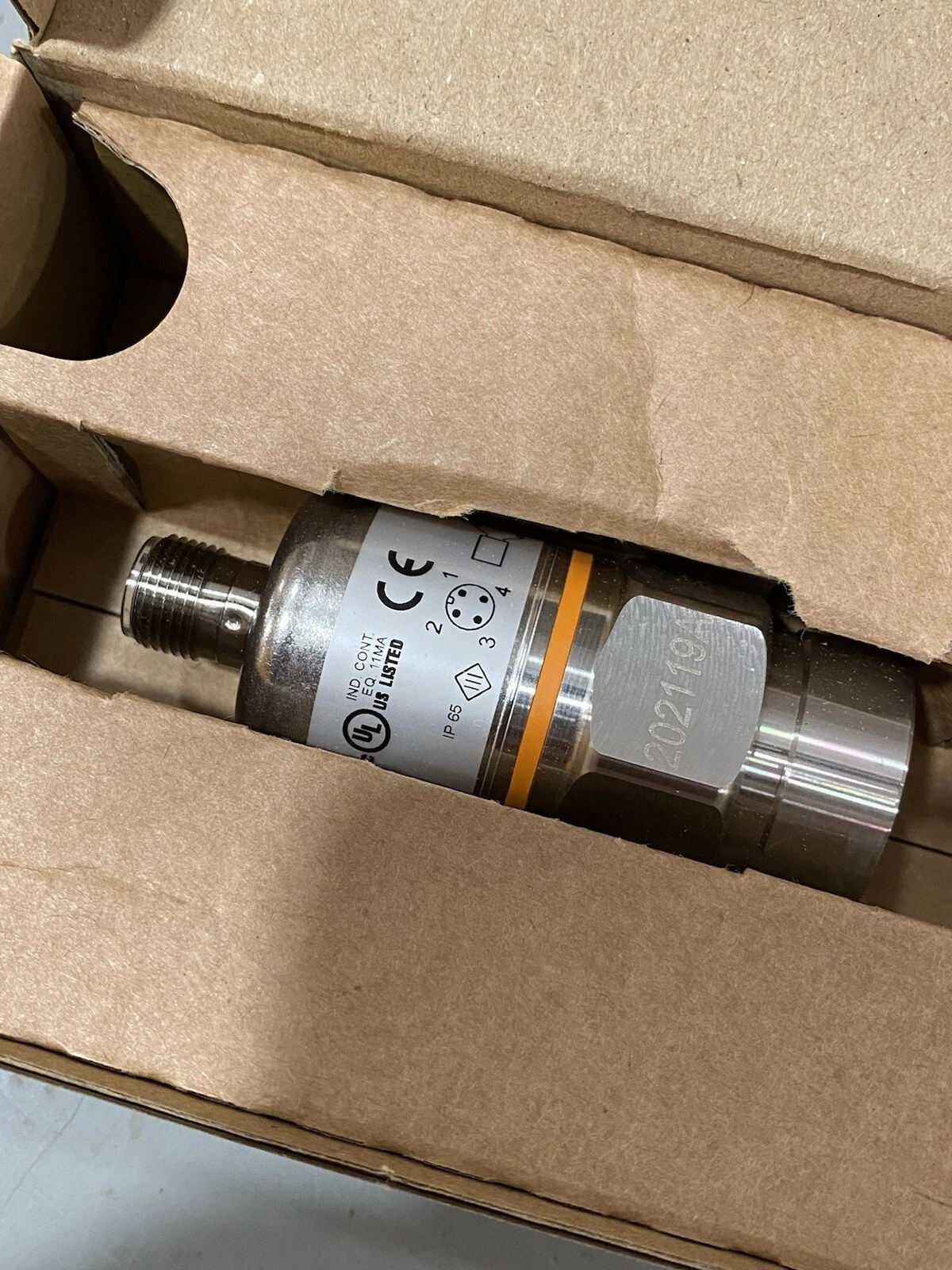 IFM PA3023 Pressure Sensor G 1/4 I Range 0-25bar Out 4-20mA Brand New In Box 7