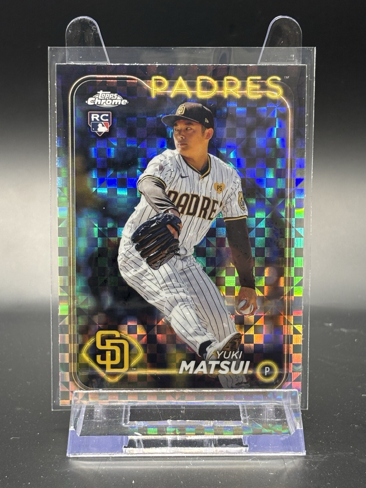 2024 Topps Chrome Yuki Matsui ROOKIE X-Fractor #116 PADRES