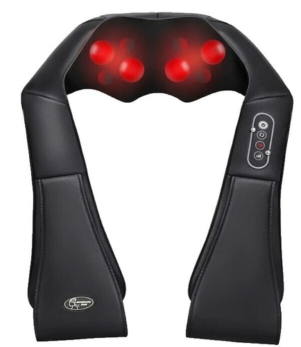 Naipo Shiatsu Neck and Full Back Massage Cushion with Air