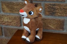 CHRISTMAS Plush RUDOLPH The Red Nosed Reindeer 6" Baby Stuffed Animal Toy Infant