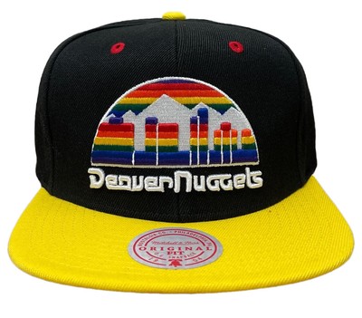 Mitchell \u0026 Ness Black/Yellow NBA Denver 