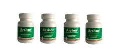 Ayurvedic ARSHAR 60 Capsules For Haemorrhoids & Bleeding  Piles Relief Pack Of 4