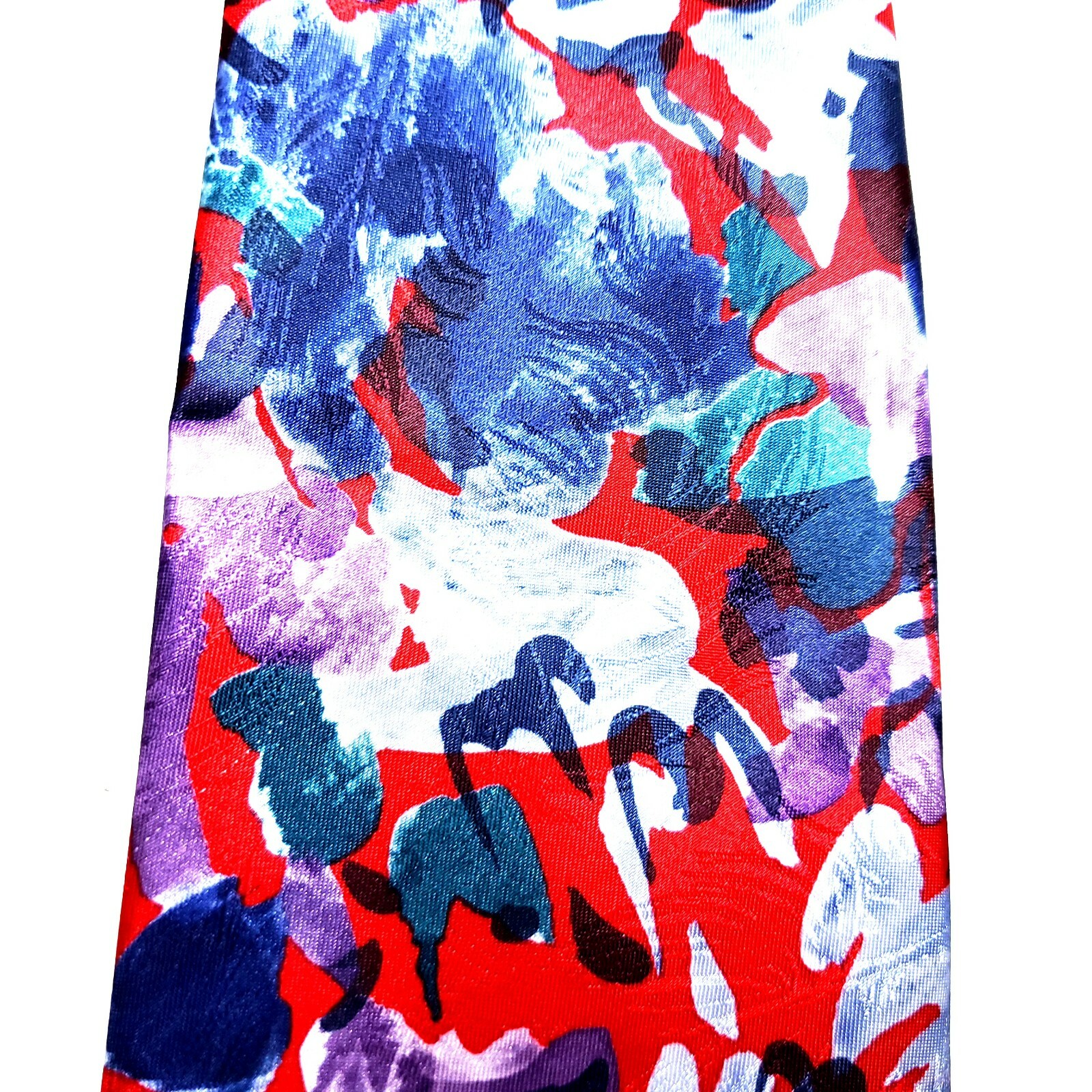 Pierre Cardin Polyester Tie Multi Colored Abstrac… - image 2