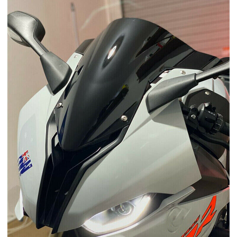 BMW S1000RR M1000RR Double Bubble Black Screen Windscreen BMW S1000RR M1000RR Double Bubble Black Screen Windscreen