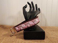 Pink Tree Camo Wrist Keyfob / Wristlet Keychain
