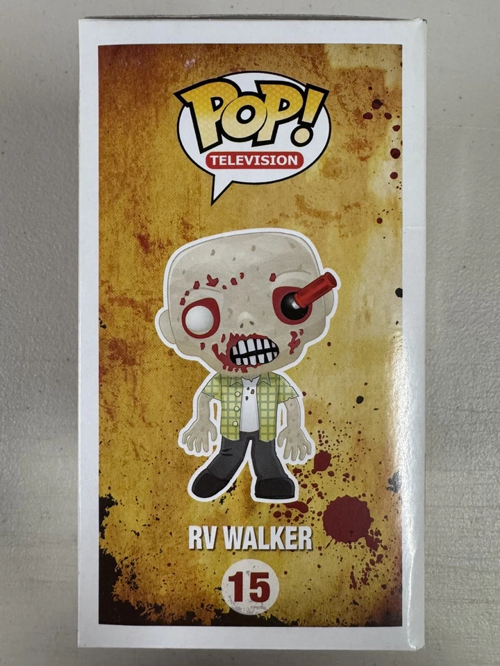 Rv Walker 15 ~ The Walking Dead ~ Funko Pop винил ~ телевидение + бесплатная защита - Изображение 4 из 4