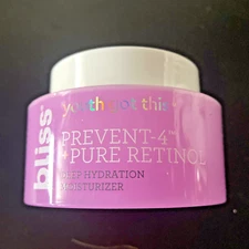 BLISS Youth Got This Prevent-4 Pure Retinol Deep Hydration Moisturizer 1.7 fl oz
