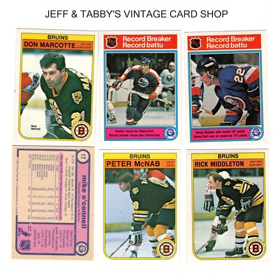 1982-83 O-PEE-CHEE / OPC HOCKEY 201-396 /SEE DROP DOWN MENU FOR CARD U WILL GET