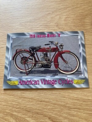 American Vintage Cycles Collector Card - S1 - Card - 55 - 1916 Indian Model K