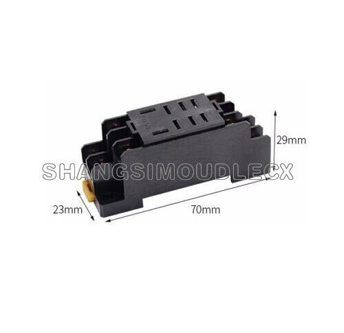 10A AC 220V Coil Power Relay DPDT LY2NJ HH62P HHC68A-2Z With Socket Base - Picture 6 of 7