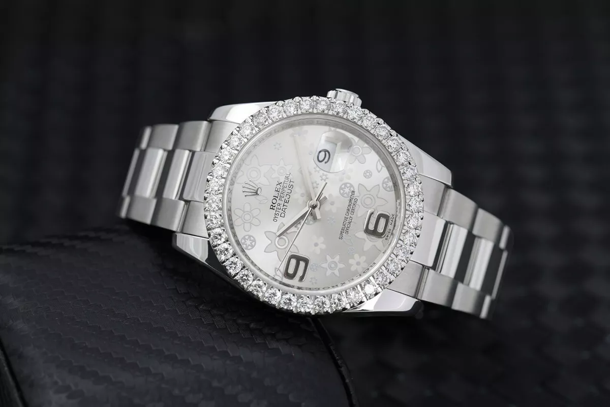 Big diamond rolex clearance