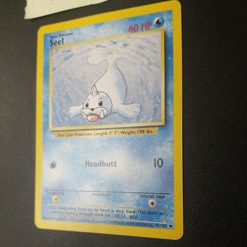 4th Print Base Set Seel 41/102 Uncommon Pokemon Card NM/LP - Picture 6 of 11
