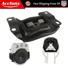 Fit For 2012-2018 Ford Focus 2.0L L4 3Pcs Engine Motor & Transmission Mount Kit