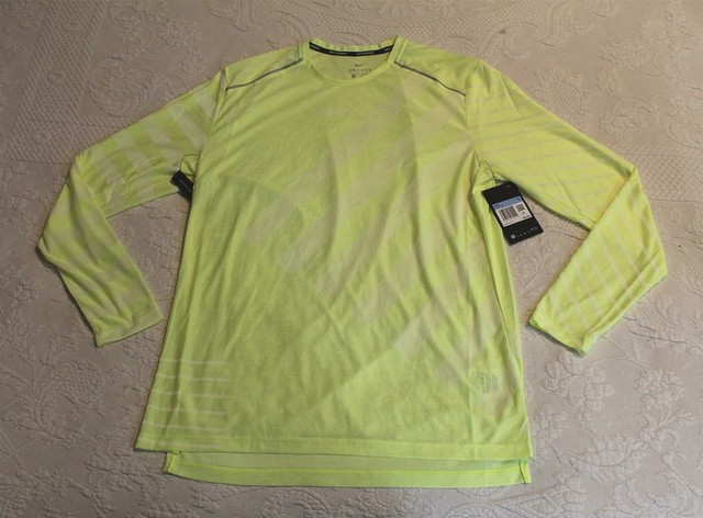 volt green and grey shirt