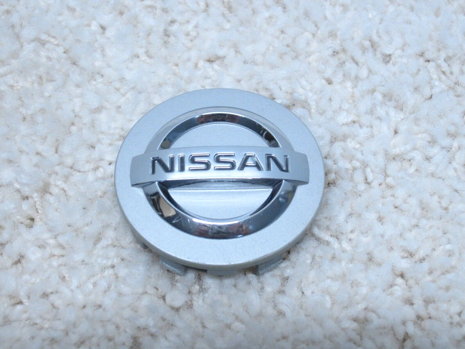 NISSAN 370Z ALTIMA GT-R OEM ALLOY WHEEL SILVER CENTER CAP 40342-AU510 #2F-3