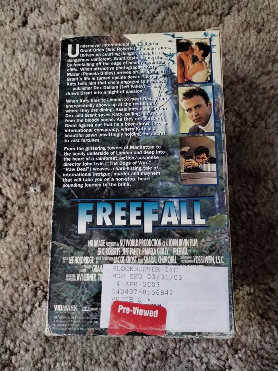 Freefall (VHS, 1994) 31398592136| eBay