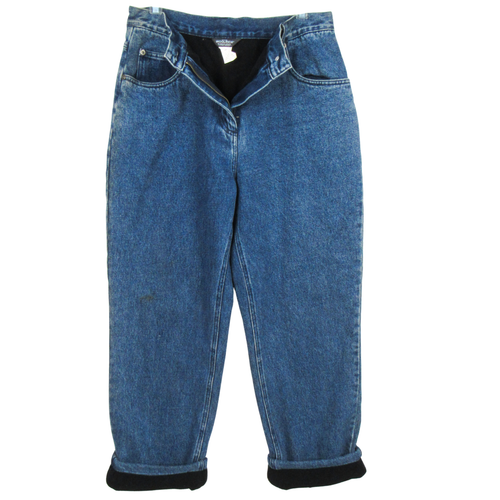 Woolrich Dark Denim Fleece Lined Warm 