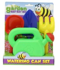 Kids Garden  Play Set Sand Pit Beach Toy Watering Can Spade Rake Tool