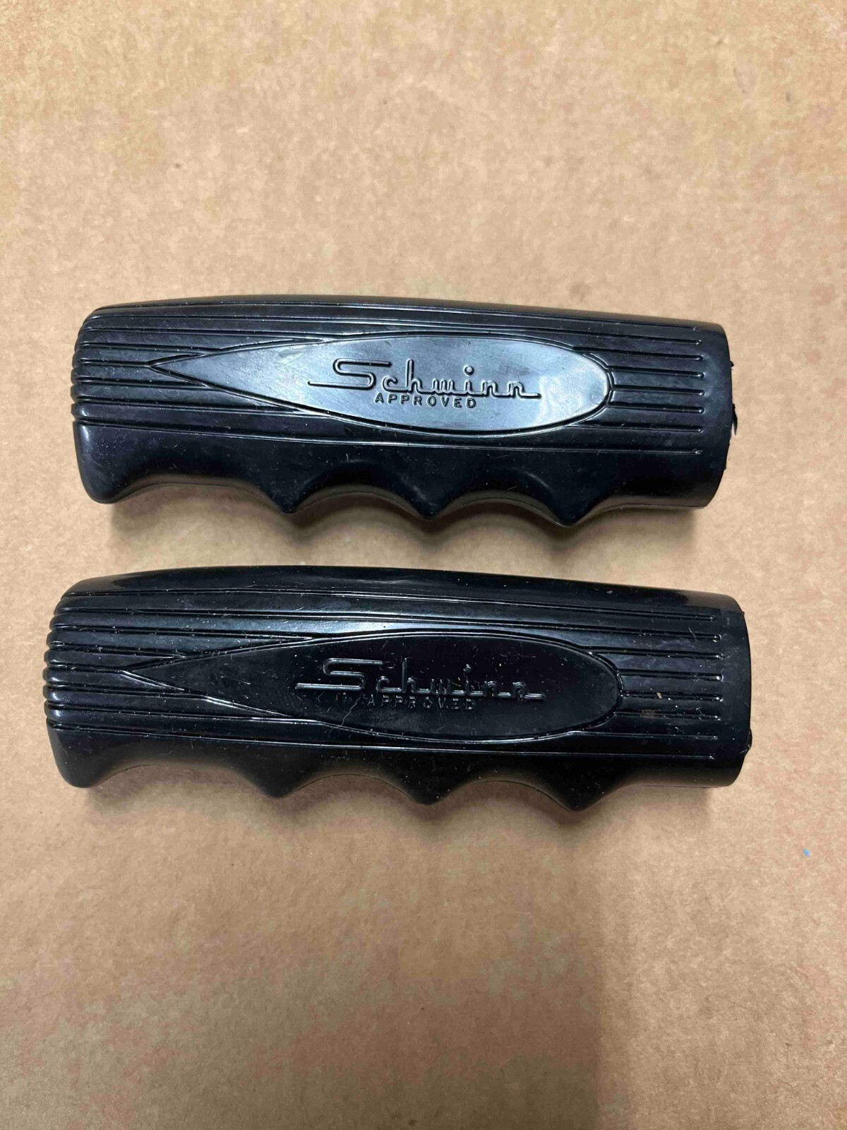 Schwinn Original NOS Black Cushion Handlebar Grips Tandem Varsity Road Bike NOS