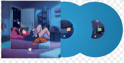 4 Am. Study Session 4am ChilledCow Records Lofi Girl Blue Double Vinyl Record