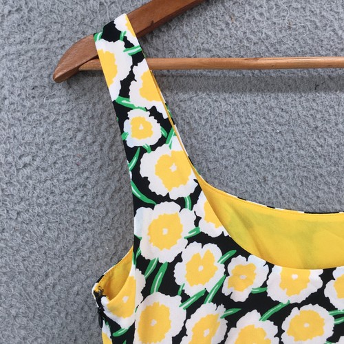 Diane Von Furstenberg Mini Dress Womens 6 Multicolor Floral Sleeveless Pullover - Picture 10 of 13