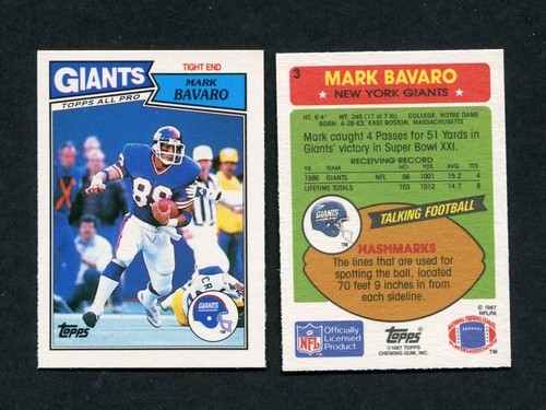 1987 Topp Americn/UK Football Mini Complete Your Set You Pick UPDATED