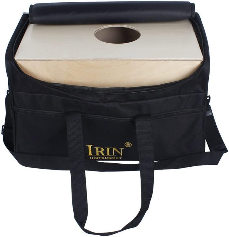 Kopf Percussion Deluxe Black Cajon Bag - Padded Carry Case With Shoulder Strap