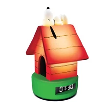Peanuts Snoopy Doghouse LED Alarm Clock