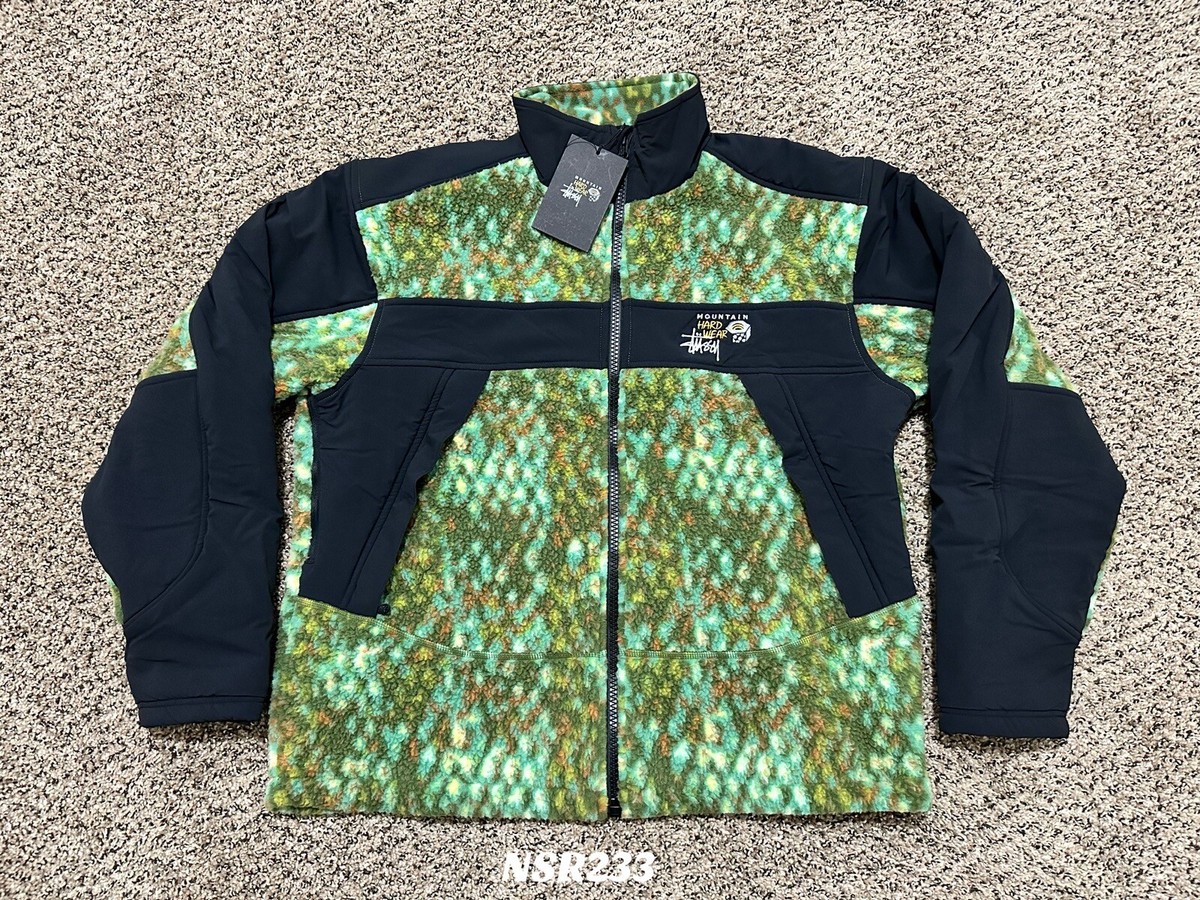 STÜSSY & MOUNTAIN HARDWEAR FLEECE JACKET GROVES SCALE PRINT STÜSSY & MOUNTAIN HARDWEAR FLEECE JACKET GROVES SCALE PRINT