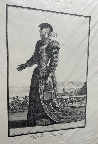 ThriftCHI ~ (4) J. Berin del Art Etchings Vieille Ridicule+ - Picture 2 of 9