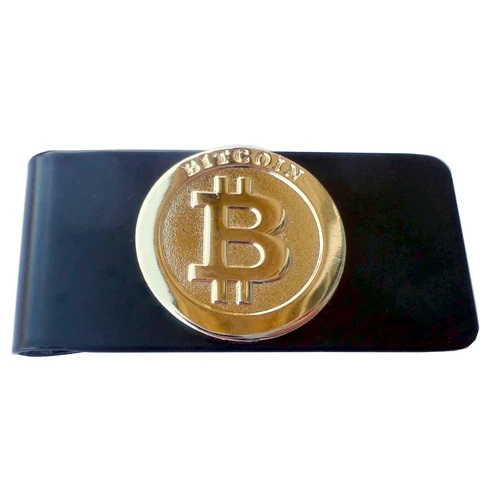 Money clip BTC coin money clip money clip money clip BTC part gold plated