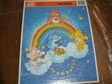 Vintage 1986 Care Bears Frame Tray Puzzle Golden