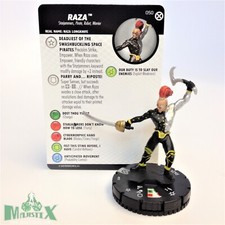 Heroclix X-Men: House of X set Raza 050 Rare figure w/card 