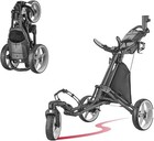 3 Wheel Swivel Push-Pull Golf Carts