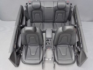 Original Audi A5 8T Sportback Facelift Sitze Sitzausstattung Leder schwarz