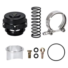 Turbocharger V-Band Blow Off Valve 50mm 35psi Boost BOV Aluminum Clamp Spring