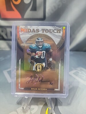 Brian Mitchell 2024 Panini Gold Standard No.MT-BML #/49 Autographed Card