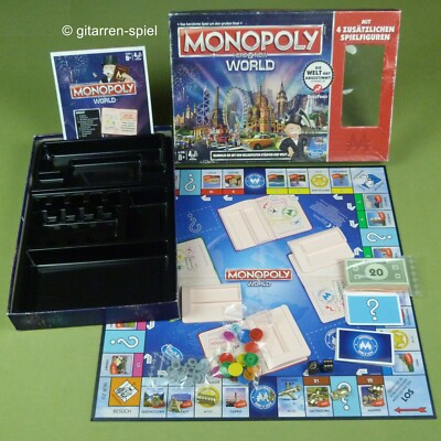 Monopoly Here & Now World - Komplett Top! - 8 Spielfiguren Hasbro  2015 B6141100
