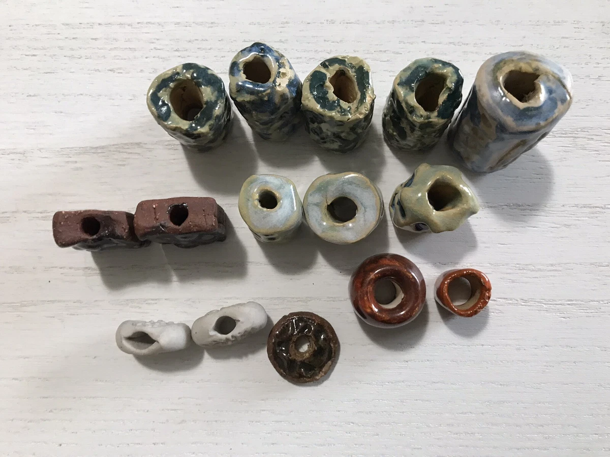 Vintage macrame beads sale