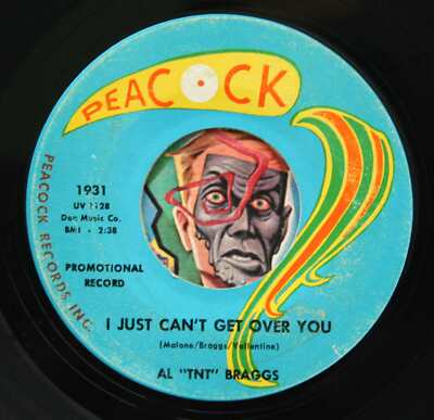 HEAR Al TNT Braggs 45 Just Can't Get Over You/Hootenanny northern soul popcorn 