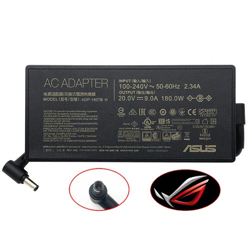 20V 9A 180W AC Adapter Charger For ASUS ROG Zephyrus G14 G15 GA401 ADP-180TB H - Picture 2 of 6