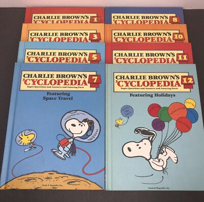 Charlie Brown's Cyclopedia 1980.1990年代 1980 Charlie Brown's 'Cyclopedia Book Set 8 Volumes 1,3,5,7
